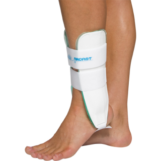 Ankle Braces & Supports Features & Benefits
* Anatomically designed semi-rigid shells lined with the patented Duplex(TM) aircell technology for support and graduated compression during ambulation * The compression promotes efficient edema reduction in addition to helping accelerate rehabilitation from ankle sprains * Anatomically designed for acute ankle injury, post-operative use, chronic instability and ankle sprains grade I, II, and III * PDAC Assigned Code: L4350