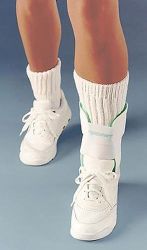 Ankle Braces & Supports The Sport-Stirrup? is designed to help prevent ankle injuries, the Sport-Stirrup is based on the Air-Stirrup Ankle Brace but has a narrower design for less bulk in a sneaker or shoe * The Sport-Stirrup has anatomically designed shells that prevent inversion/eversion * Each shell is lined with the patented Duplex aircell system * This exclusive system incorporates two pre-inflated overlapping aircells, distal and proximal, that provide support and protection during ambulation * Features Semi-rigid, anatomically designed shells prevent inversion/eversion * Patented Duplex aircell system for support, and protection * Pre-Inflated aircells for easy application * For Prophylactic protection *