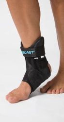 Ankle Braces & Supports * Adjustable arch aircell for individualized support and comfort * Anatomically designed shells for secure ankle stability * Rear entry design and simple two strap application promote ease of use and compliance *