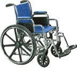 Wheelchairs - Standa Embossed upholstery * Oversized chart pocket * Padded armrests * Precession sealed bearings in fork * Stylish mag wheels for durability and easy cleaning * Dual axles to convert to hemi * Adjustable front castor fork * Chair Weight: 45 Lbs * Weight capacity: 300 Lbs * Invacare compatible *