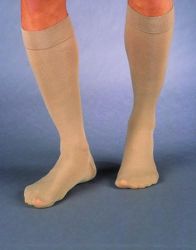 Jobst Ultrasheer 20- Knee High (Open Toe) * Beige * 20-30 mmHg * Large * Ankle Circ. 10