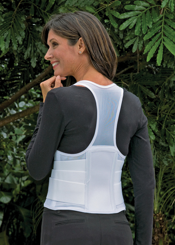 Back Supports & Braces WHITE * Medium, fits waist 34