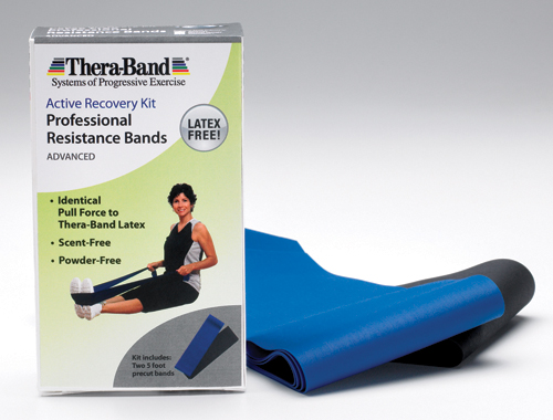 Thera-Band Exercise 5' COMBO PACKS * Heavy Pack includes Blue and Black in 5 foot lengths *