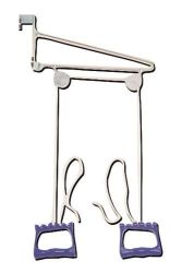 Shoulder Exercisers A shoulder range-of-motion exerciser * Designed to safely and easily increase range of motion * Easily fits over standard door *
Comes complete with door bracket, pulleys, cord and handles * For use when sitting or standing * Retail packaged.