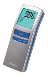 Thermometers Touch-Free Infrared Thermometer with 2-in-1 uses to measure temperature of people and objects, night mode with backlit display and flashlight, 20 temperature recall and more * Never wake your child to take their temperature * Just point and press - clinically proven accurate temperature readings in just one second with no skin contact * Built-in flashlight and backlit display for easy nighttime measurements * Also measures room and object temperatures - great for baby food, bath water and more * Amazing retail packaging *