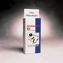 Thera-Band Accessories Thera-band accesories simplify the training or rehab process * Contains 1- Door Anchor, 2- Exercise handles and 1- Assist attachment device*