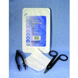 Suture Removal Kits Bx/10 Kit
* Disposable sterile suture removal kits offer convenience and extra protection against cross infection
* Plastic tray provides sterile field
* Removable Tyvek lid
* Kit contents: Littauer scissors, 4