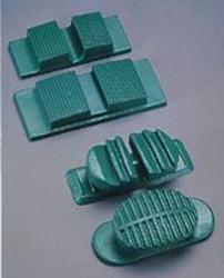 Cast Splinting Mater resiliency and long wear from a specialized synthetic rubber * Deep tread provides good patient comfort and stability by allowing regular heel-toe walking * Center slot permits easy and secure application * Curved surface and tread ensure comfort and safety for active patients * 4.75