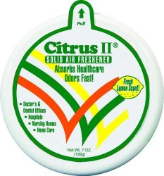 Air Deodorizers * Absorbs odors and freshens the air
* Formula utilizes activated charcoal
* Quickly absorbs odors
* Leaves the air with a clean lemon scent
* Provides convenient and continous odor control
* Freshens up to 160 days