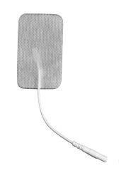 Electrodes & Accessories Latex free * May be connected to most pin inserts or snap connectors found on TENS, EMS, MicroCurrent or other standard electromechanical instruments and devices * Pre-gelled, self-adhering, comfortable for high patient compliance Shipping Carton Size: 9