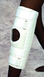 Knee Supports &Brace White cotton sateen on 3/8