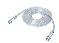 Oxygen Tubing Use for the interconnection of various oxygen or air delivery apparatus which uses 5 to 7mm male fittings * Star Lumen tubing, kink and crush resistant * 50' tubing * Individually wrapped, disposable *