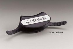 Stethoscope Parts& A Black Bx/5 * High quality ID tags are durable and attractive * Offers the option to affix an engraved or a handwritten nameplate *