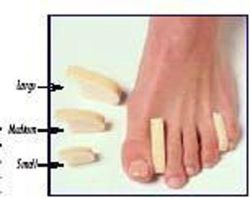 Toe Spreader & Separators Palliative relieve for toe friction and irritation * Made of soft poly foam and foam rubber *