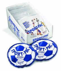 Cold Therapy Packs Comes in a countertop display box * Soccer ball and baseball shaped Sport-Pacs should be part of every home and team first aid kit * Provides up to 30 minutes of cold therapy for acute pain due to strains, sprains and bruises * Keep them in the team cooler for on-the-side-lines use *HCPCS Suggested Code: E0230