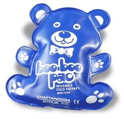 Cold Therapy Packs Royal Blue * Teddy bear-shaped especially for kids * Filled with a non-toxic silica gel that delivers up to 30 minutes of soothing relief of acute pain, swelling and fever * boo-boo pacs are the best way to assure you?ll be able to make pain more bearable * Shipping Carton Size: 12