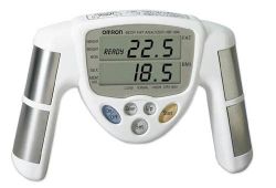 Body Fat Measures Provides accurate measurement results in 7 seconds for both (Bioelectric Impedance Method) and BMI calculation (Body Mass Index) * Stores up to 9 personal profiles * Athlete/normal mode based on individual FIT (Frequency x Intensity x Time) index * Simply input your personal data, hold the grip electrodes while standing, and press START * Batteries: 2