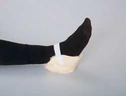 Heel & Elbow Protect Pair * A uniquely-designed heel pad places three layers of high-pile synthetic sheepskin * Side-vent holes promote air flow and reduce moisture build up * Velcro closures * Completely launderable *