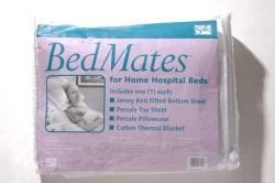 Mattress Covers Set includes bottom sheet, top sheet, pillowcase and thermal blanket * For use with manual beds, semi-electric beds, single motor semi-electric beds and full electric beds * Fits Hospital mattresses: to 36