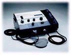 Comb. Ultrasound & Muscle Stim Provides ultrasound and a single channel, low-volt AC stimulator * Ultrasound delivers up to 20 watts odd variable or non-interrupted power * Stimulator features ramped surge mode with adjustable surge duration and frequency range (1-80 pps.) * 2 Pad capacity *