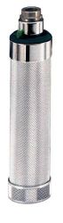 Otoscopes & Opthal.Handle Rechargeable * Universal handle - accepts all Welch Allyn 3.5v instruments heads * Adjustable rheostat control * Safety switch to prevent accidental draining of battery * Metal head connectors for durability * Direct plug-in style * 100-130v, 50/60 Hz * Model WA71000C uses 3.5v Rechargeable battery or 2
