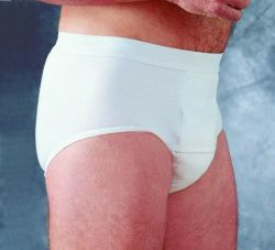 Reusable Briefs Mens Moderate Briefs (Holds 2.5 oz) * X-Large 42