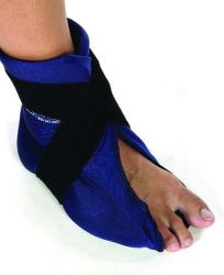 Cold & Hot Therapy Packs Foot / Ankle * Features flexible gel covered with four-way stretch, non washable fabric * Can be cooled in the refrigerator or the freezer and heated in the microwave, oven or even hot water *