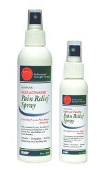 Analgesic Lotions/Sprays 4oz spray * First heat activated topical analgesic * Clinically proven aloe-based pain relief formula * Application of heat enhances absorption * Easy 