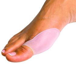 Bunion Bedder,Shield, Regulator Hallux Guard, 1/Pk * For protection of the hallux and/or tailor?s bunion from friction and pressure * Soft, flexible gel shell cushions and comforts tender and sensitive skin and surrounding tissue * Comfortable toe loop slides over toe to hold the product in place * Thin profile design, fits in all type of footwear * Washable and reusable *