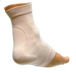 Heel Cushions & Pads Large/X-Large, 1/Pk * Ideal for relief from pump bumps (Haglund deformity) or sore, fatigued or injured Achilles tendon * Soft, comfortable gel pad protects the posterior of the heel from friction while gently compressing and reducing pressure * Designed for slim profile in footwear *