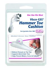 Toe Crests RIGHT * Pkg/1 Largel/Right
* This special Gel cushion will ease pressure on toe tips to help prevent corns, calluses and blisters
* Also soothes ball-of-foot pain often associated with hammer, claw or arthritic toe conditions
* Gel ring holds cushion in place without adhesives