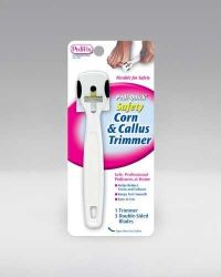 Callous, Corn & Wart Removers * Used properly, this unique implement safely reduces calluses and rough, dry, hard skin buildup fast
* Only the PediFix Trimmer features a flexible, non-slip handle that prevents excess pressure and callus removal
* Includes 3 blades