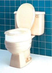 Raised Toilet Seat Elongated, 14