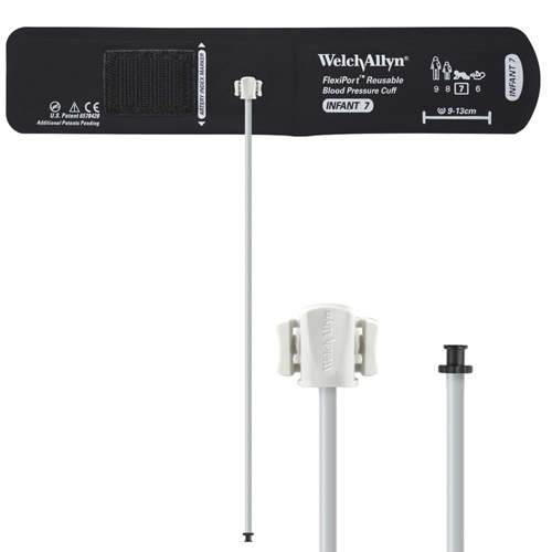Bed Rails & Fall Protectors Welch Allyn FlexiPort Blood Pressure Cuff; Size-07 Infant, Reusable, 1-Tube (24.0 in/61.0 cm), Tri-Purpose (#5082-168) Connector * Works with 5098-20 * Warranty: THREE YEAR WARRANTY * Shipping Weights and Dimensions: *Gross Weight: 0.032 KG * Width: 10.16 CM * Height: 15.24 CM * Depth: 3.81 CM