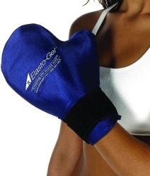 Cold & Hot Therapy Packs Mitten * Features flexible gel covered with four-way stretch, non washable fabric * Can be cooled in the refrigerator or the freezer and heated in the microwave, oven or even hot water *