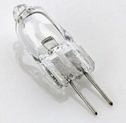 Lamps - Heat Therapy This lamp is a 12 volt, 20 watt halogen light bulb * It is tubular with a glass diameter of .5 inches and a GY6.35 base * It is rated at 2000 life hours *