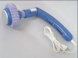 Corded Massagers Powerful vibrating action * 5 massaging surfaces: large head, concentrator knob, and 3 textured surfaces * Heat On/Off * Low/High massage power * Body-Flex? multi-position handle * 6' line cord * Limited one-year warranty