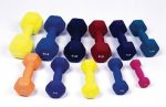 Dumbell Weight Color Neoprene Coated 10 Lb