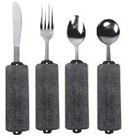 Built-Up Soft Handle Utensil Set/4