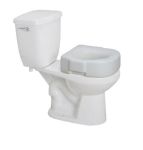 Raised Plastic Toilet Seat- White (Non-retail)