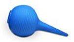 Hand Bulb Ear Syringes- 2 oz. Each Blue (#AS00502S)