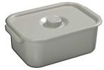 Commode Pail Bariatric Gray