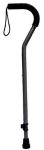 Cane w/ Tab-Loc Silencer Offset Handle Black