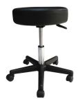 Pneumatic Doctors Stool W/O Back W/O Foot Ring Black