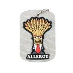 AllerMates Dog Tags Professor Wheatley Wheat Gluten Allergy