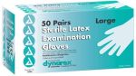 Sterile Latex Exam Gloves Large - 50 Pr/ Bx