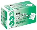 Nail Polish Remover Pads Box/100