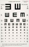 Illuminated Eye Chart 10' Distance Illiterate