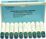 Soothe-A-Sting Swabs Bx/10