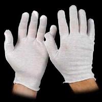 Cotton Gloves, White, Pk/12 pr